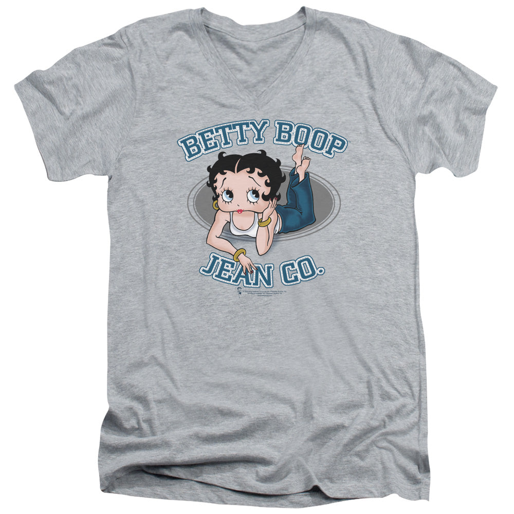 Betty Boop Jean Co V-Neck T-Shirt