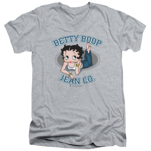 Betty Boop Jean Co V-Neck T-Shirt