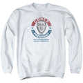 The Three Stooges Curly for President Any Knucklehead White Crewneck Sweatshirt