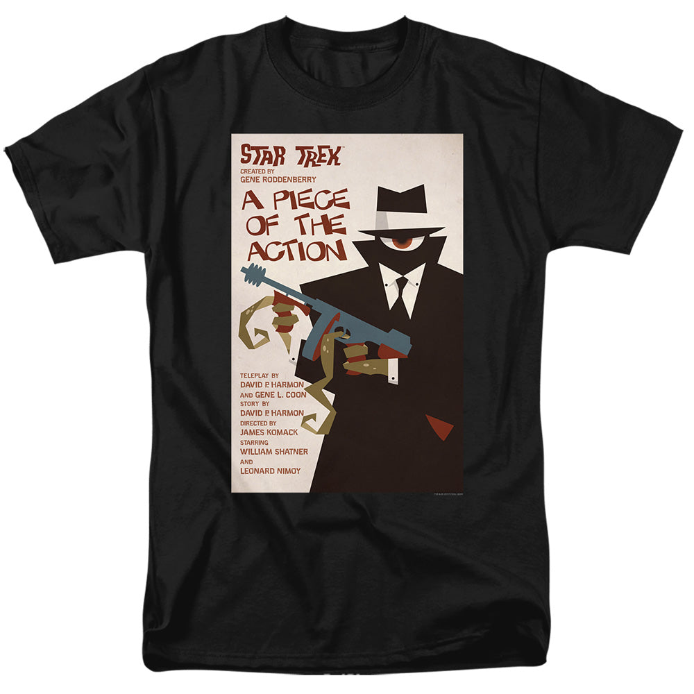 Star Trek Juan Ortiz A Piece of the Action Black T-Shirt