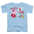 Peppa Pig Hooray I'M 3 Birthday Youth/Toddler T-Shirt