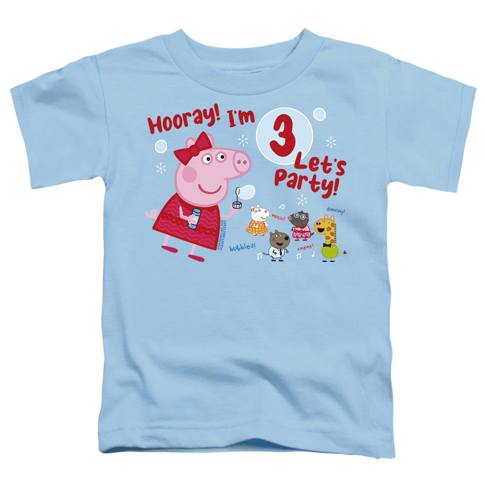 Peppa Pig Hooray I'M 3 Birthday Youth/Toddler T-Shirt