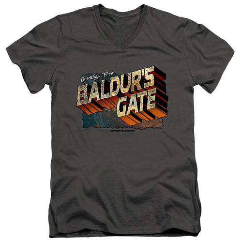 Dungeons & Dragons Baldurs Gate V-Neck T-Shirt