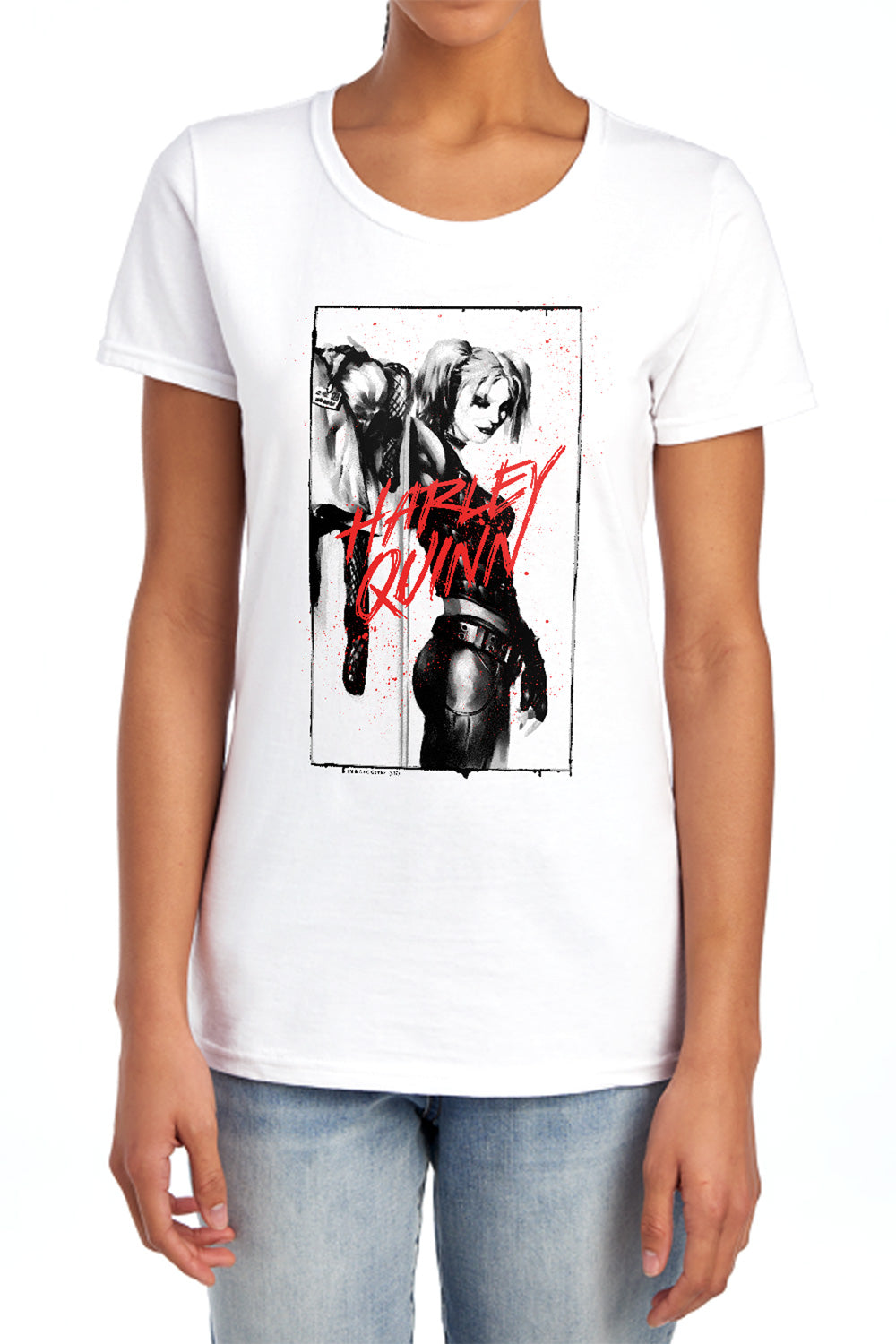 Batman Inked Quinn Womens T-Shirt