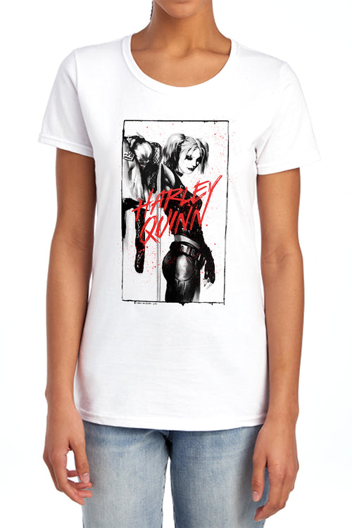 Batman Inked Quinn Womens T-Shirt