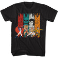 Villain Stripes Masters of the Universe t-shirt in black