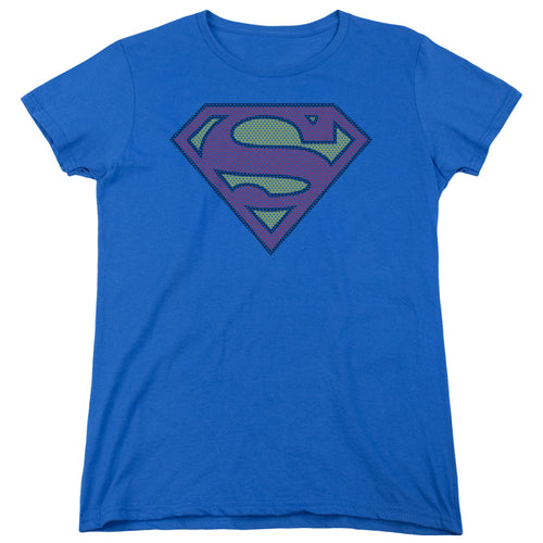 Superman Little Logos Womens T-Shirt