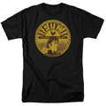 Sun Records Elvis Full Sun Label Black T-Shirt