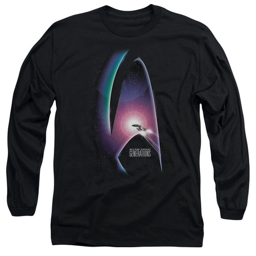 Star Trek Generations Poster Long Sleeve T-Shirt