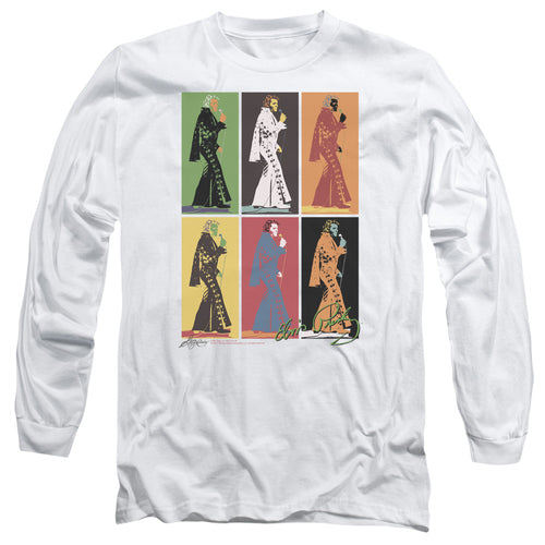 Elvis Presley Retro Boxes Long Sleeve T-Shirt