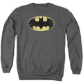 Batman Distressed Shield Crewneck Sweatshirt