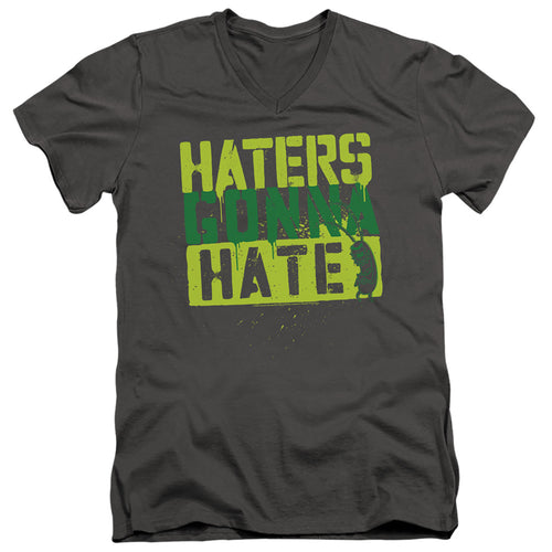 Spongebob Squarepants Haters Gonna Hate V-Neck T-Shirt