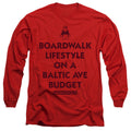 Monopoly Lifestyle vs Budget Red Long Sleeve T-Shirt