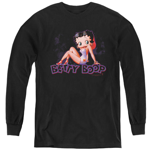 Betty Boop Glowing Youth Long Sleeve T-Shirt
