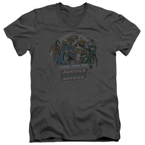 DC Comics Join The Justice League V-Neck T-Shirt