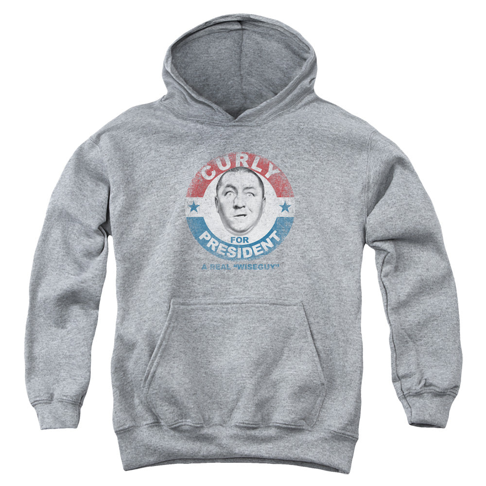 The Three Stooges Curly for President Wiseguy Youth Hoodie