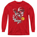 Mighty Morphin Power Rangers Red Ranger Youth Long Sleeve T-Shirt