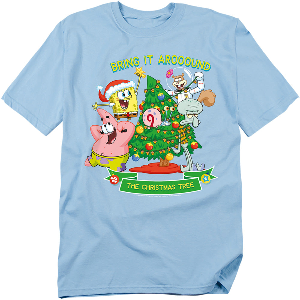 Spongebob Squarepants Aroooound the Christmas Tree Patrick T-Shirt