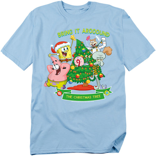 Spongebob Squarepants Aroooound the Christmas Tree Patrick T-Shirt