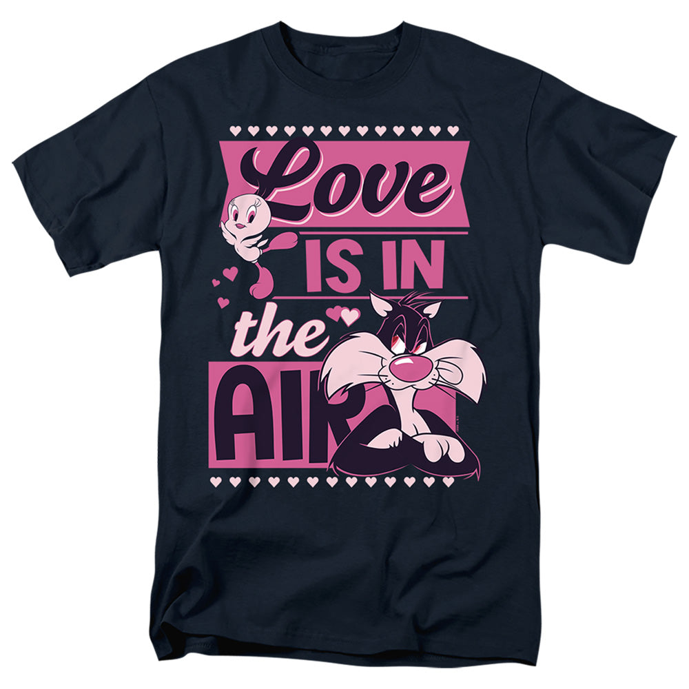 Looney Tunes Valentine'S Day Tweety Sylvester Love In The Air T-Shirt