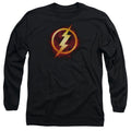 Justice League Flash Title Long Sleeve T-Shirt