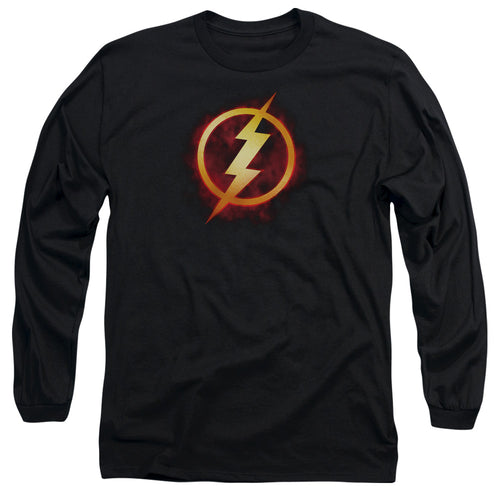 Justice League Flash Title Long Sleeve T-Shirt