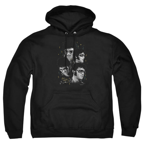 Elvis Presley Faces Pullover Hoodie