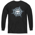Green Lantern White Glow Youth Long Sleeve T-Shirt
