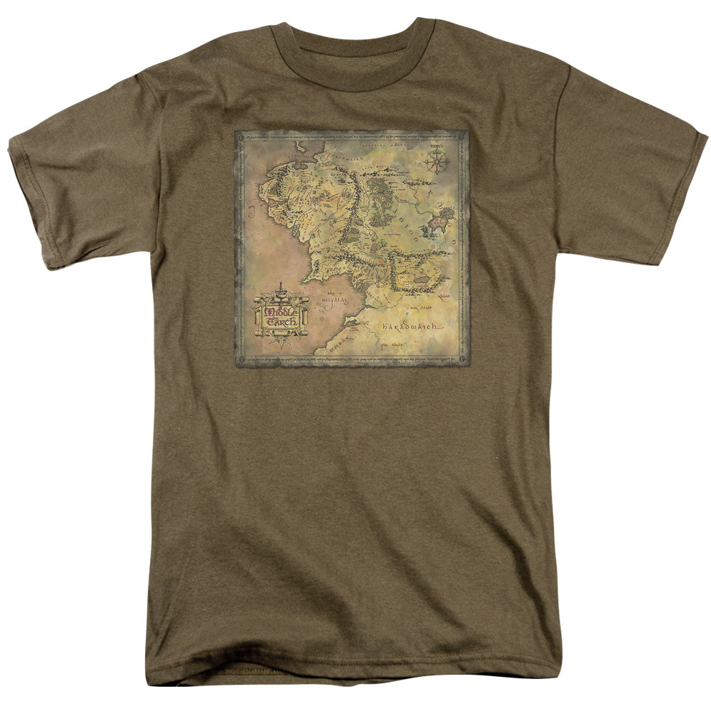 Lord of the Rings Middle Earth Map T-Shirt