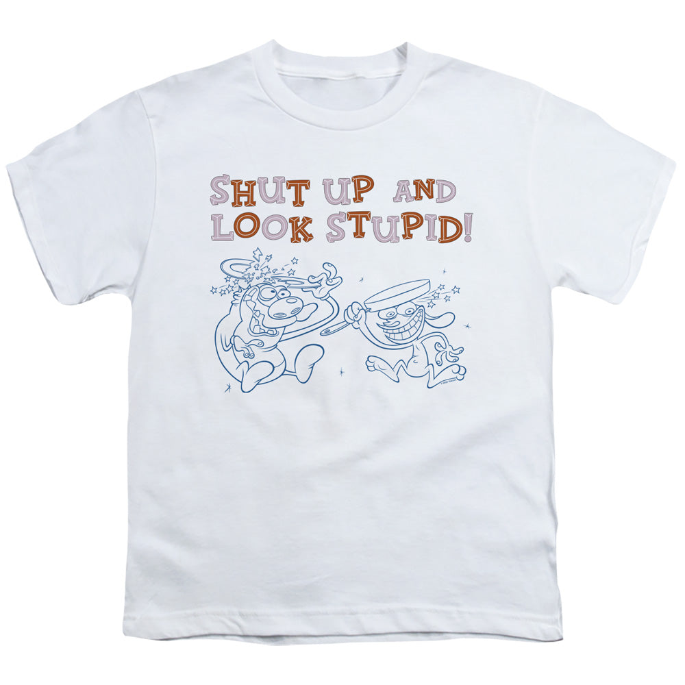Ren and Stimpy Shut Up and Look Stupid! Youth/Toddler T-Shirt