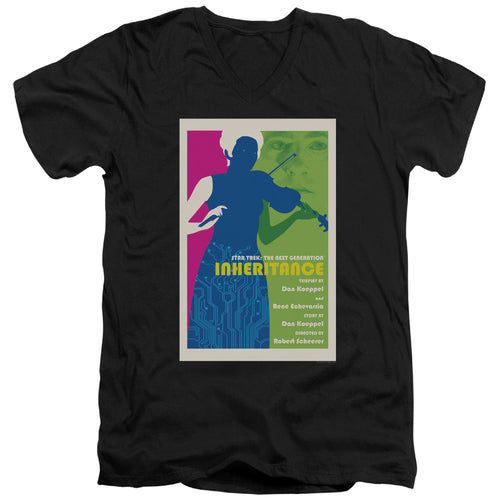 Star Trek Inheritance Black V-Neck T-Shirt