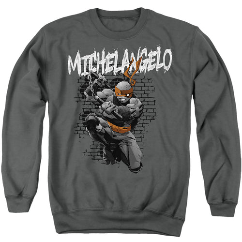 Teenage Mutant Ninja Turtles Michelangelo Crewneck Sweatshirt