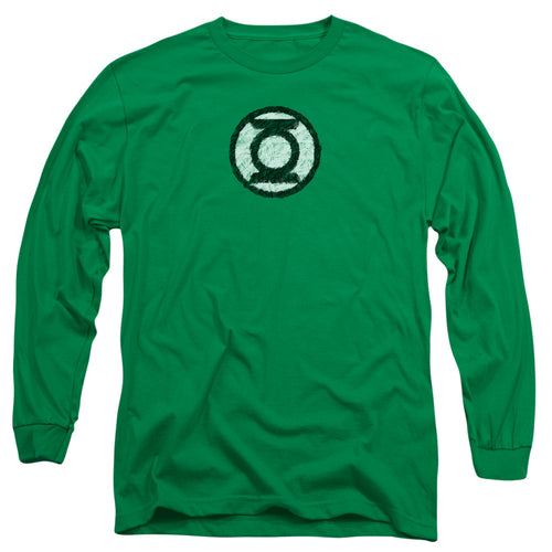 Green Lantern Scribble Lantern Logo Long Sleeve T-Shirt