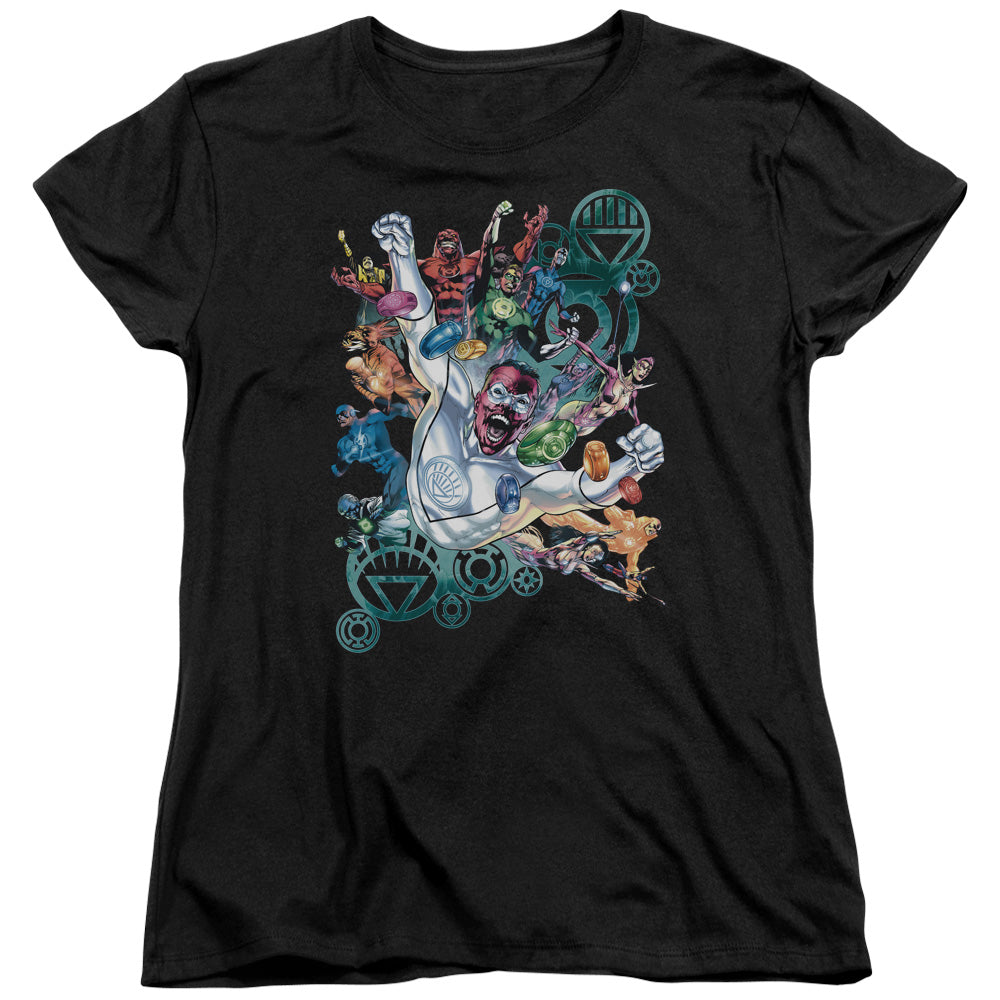 Green Lantern Lanterns Unite Womens T-Shirt