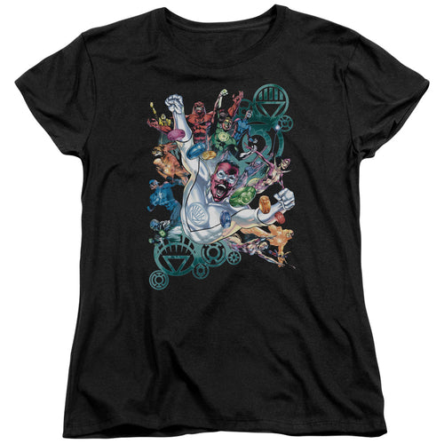 Green Lantern Lanterns Unite Womens T-Shirt