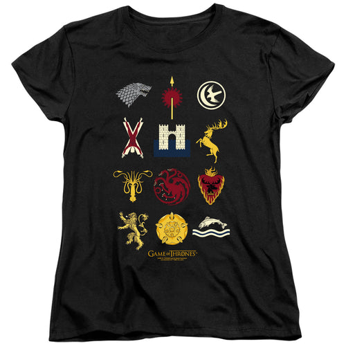 Game of Thrones House Sigils Womens T-Shirt