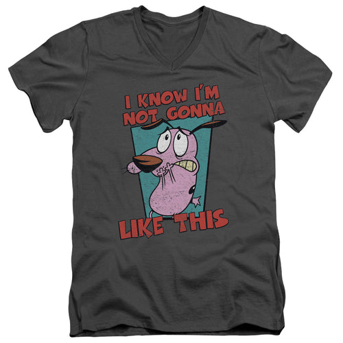 Courage the Cowardly Dog Not Gonna Like V-Neck T-Shirt