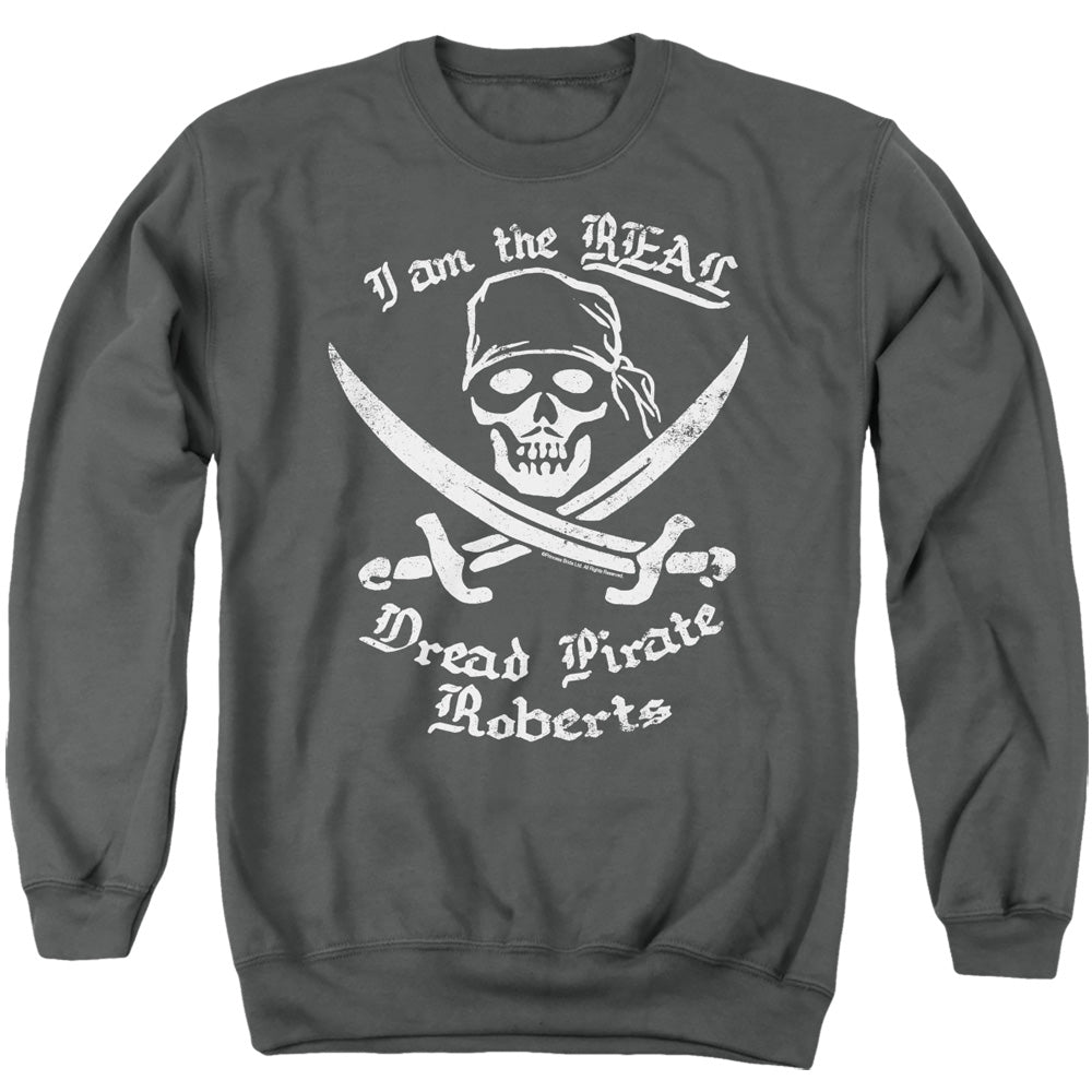 The Princess Bride The Real Dread Pirate Roberts Charcoal Crewneck Sweatshirt