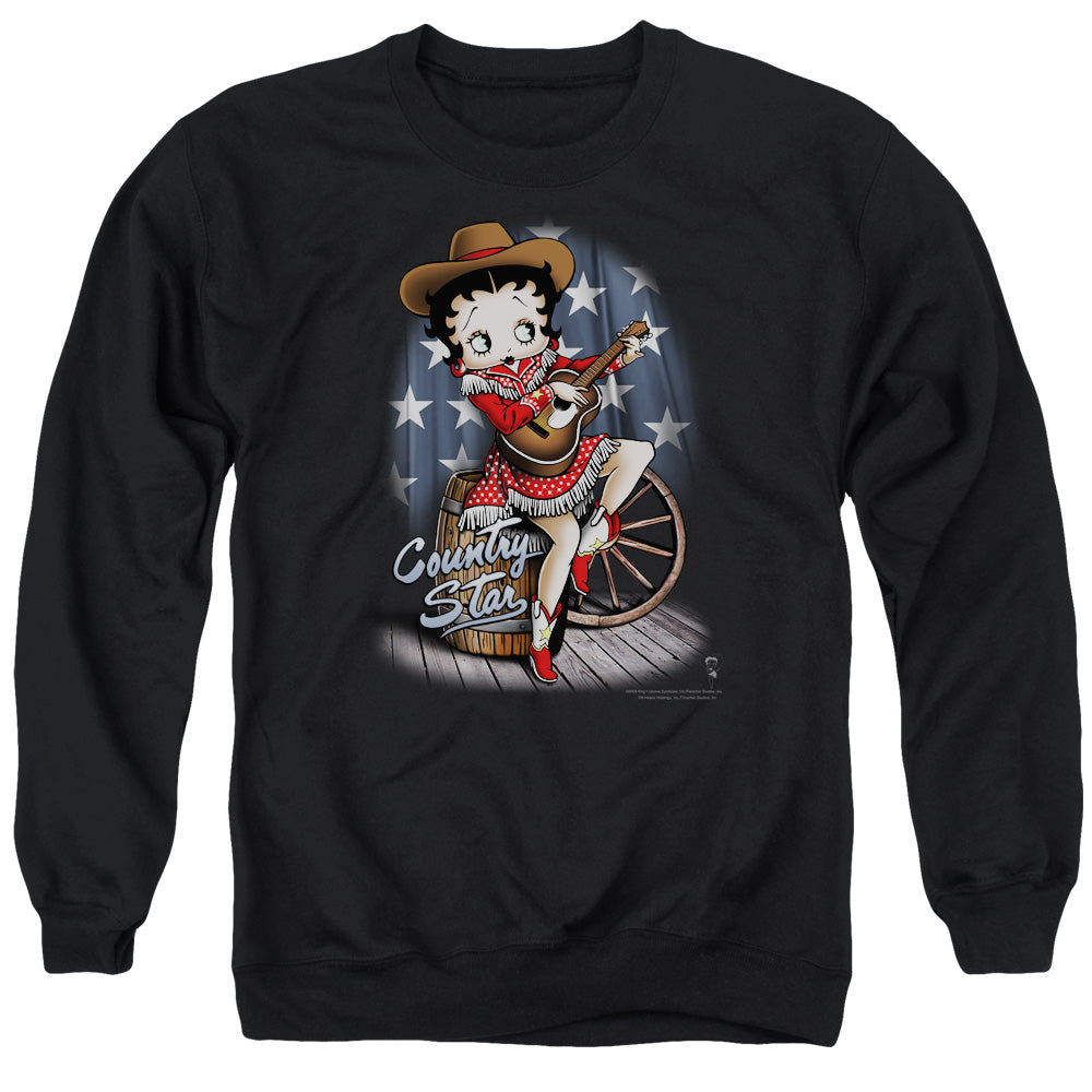 Betty Boop Country Star Crewneck Sweatshirt