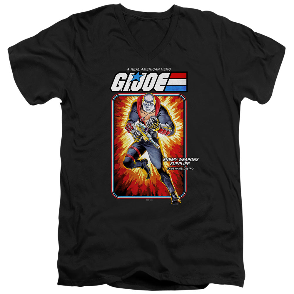 G.I. Joe Destro Card V-Neck T-Shirt
