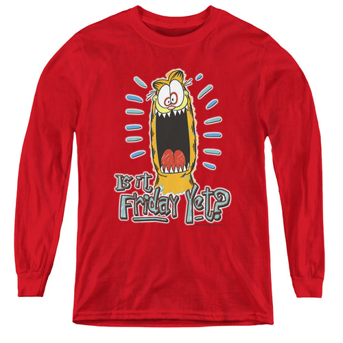 Garfield Friday Youth Long Sleeve T-Shirt