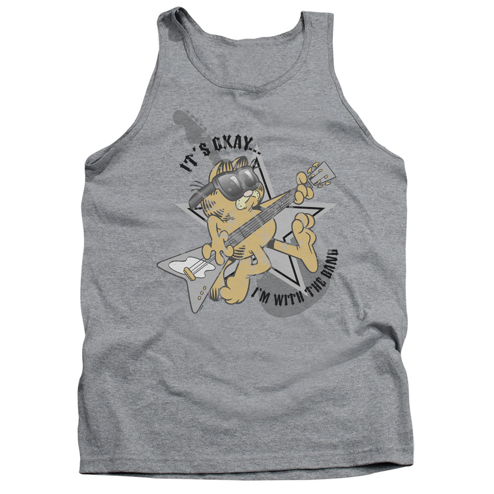 Garfield Im With The Band Tank Top