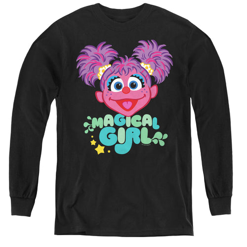Sesame Street Magical Girl Abby Cadabby Youth Long Sleeve T-Shirt