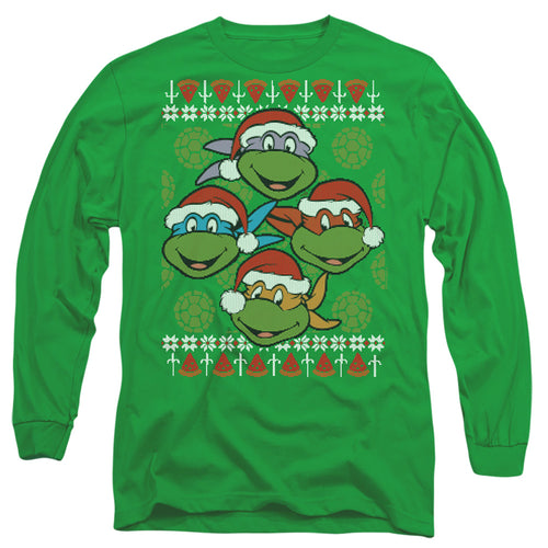 Teenage Mutant Ninja Turtles Ugly Christmas Long Sleeve T-Shirt