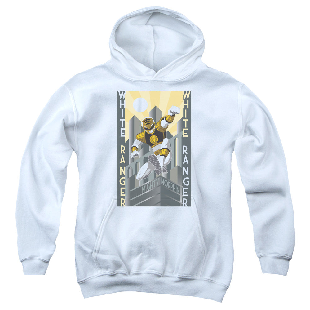 Mighty Morphin Power Rangers White Ranger Duo Youth Hoodie