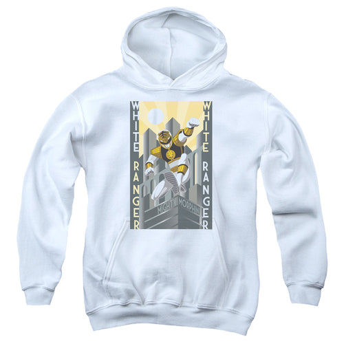 Mighty Morphin Power Rangers White Ranger Duo Youth Hoodie