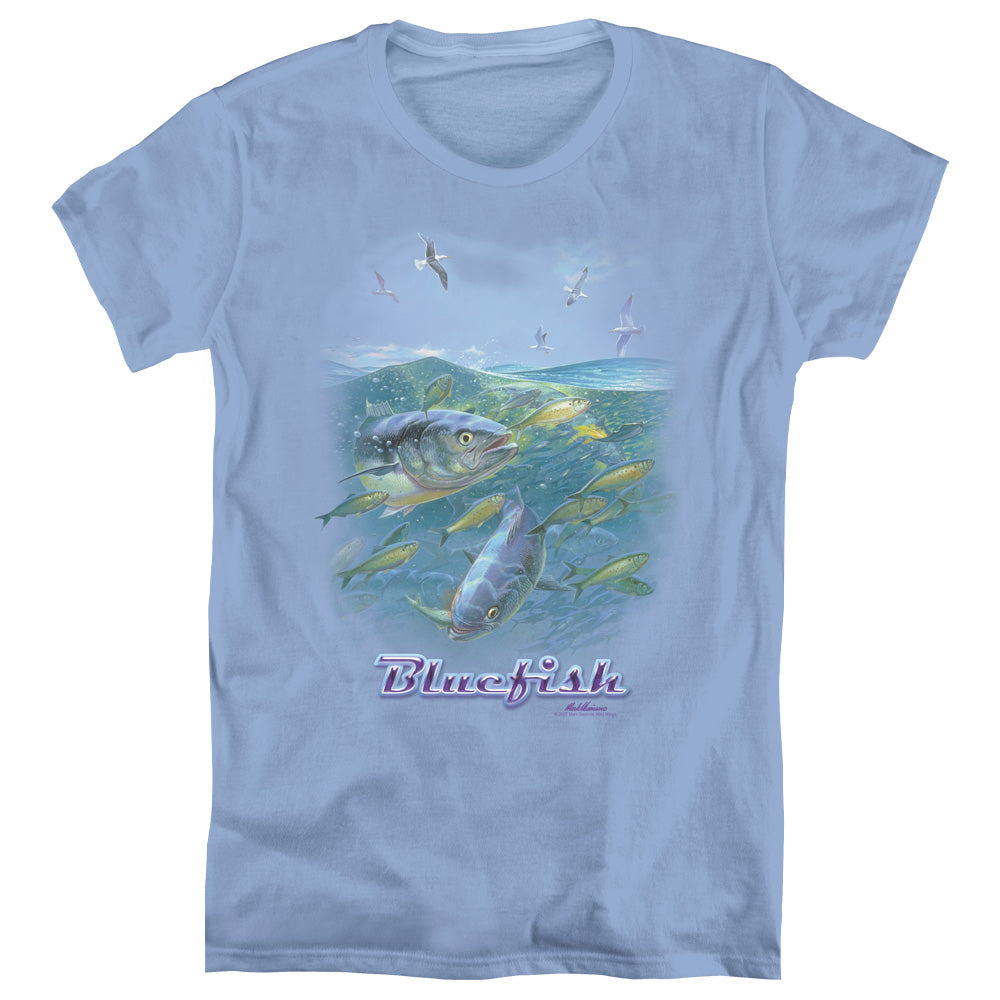 Wild Wings Blue Mayhem Bluefish Womens T-Shirt