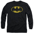 Batman Classic Logo Distressed Long Sleeve T-Shirt