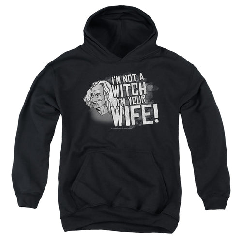 The Princess Bride Not a Witch Black Youth Hoodie