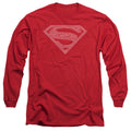 Superman Type Shield Long Sleeve T-Shirt